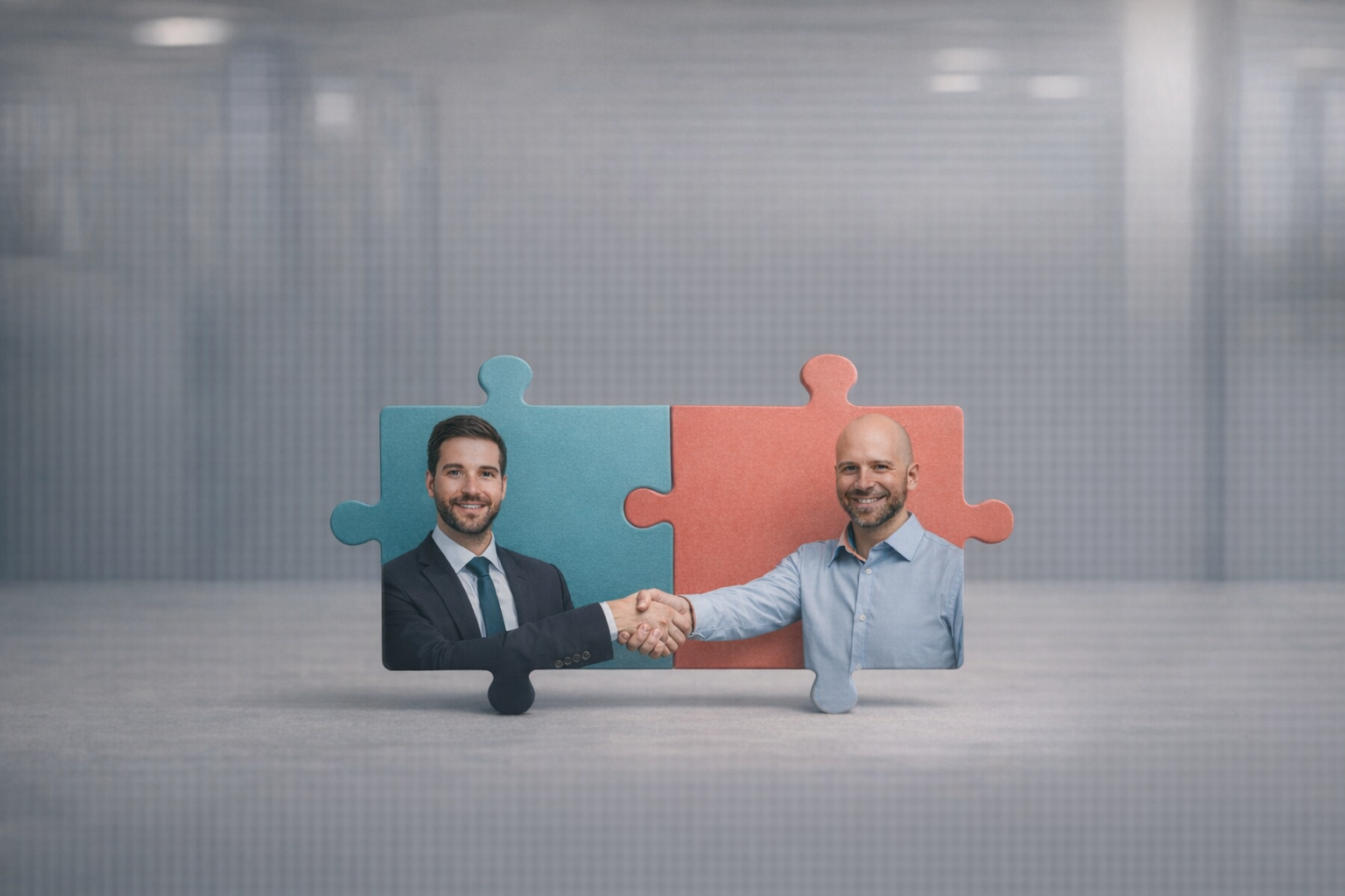 Competence Puzzle with Brand Identity Integration